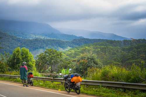 Overlooking Mountains